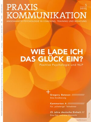 cover image of Praxis Kommunikation 5/2015 Einzelheft